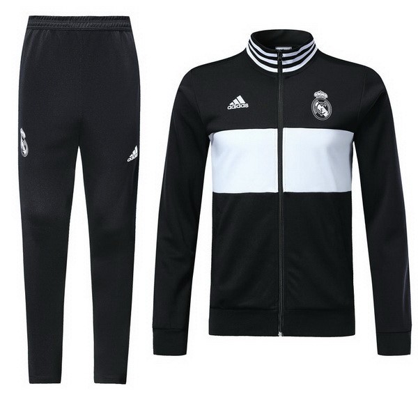 Survetement Football Enfant Real Madrid 2018-19 Noir Blanc